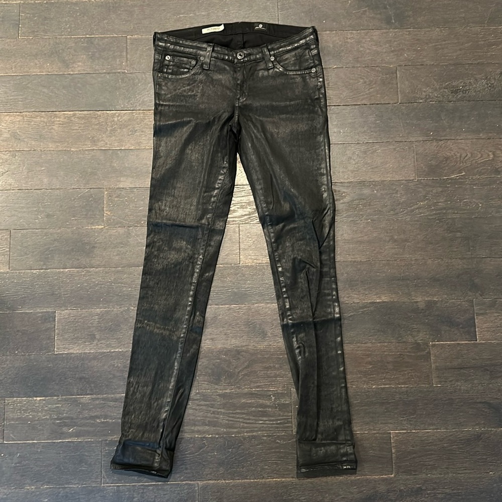 AG Jeans The Legging, Leatherette, in Size 28